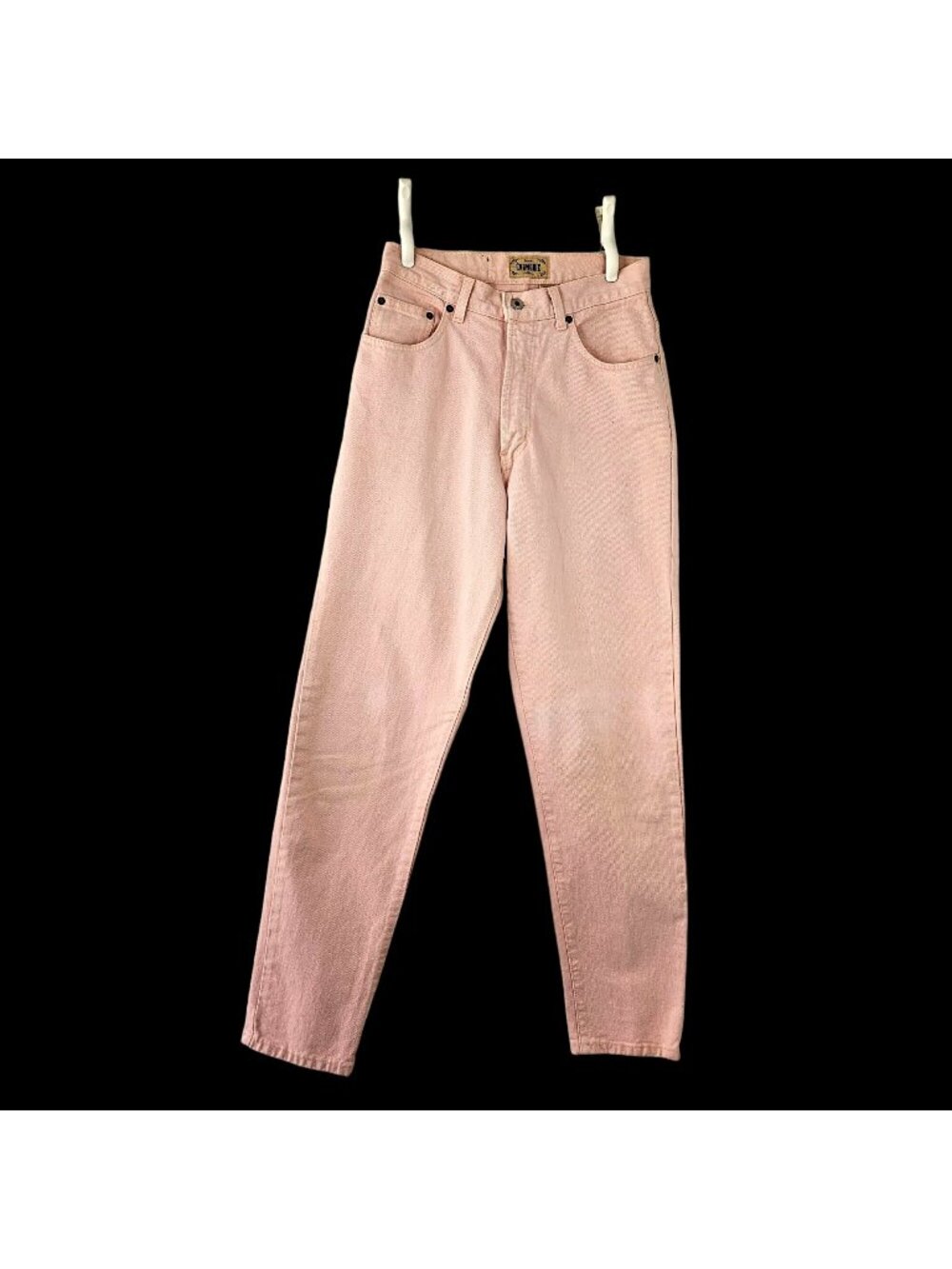 Vintage 90s Chamonix Pink Jeans Womens 8 High Rise Straight Leg 100% Cotton USA